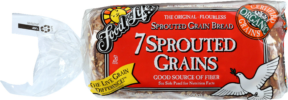 FOOD FOR LIFE: Organic 7 Key Sprouted Whole Grain Bread, 24 oz