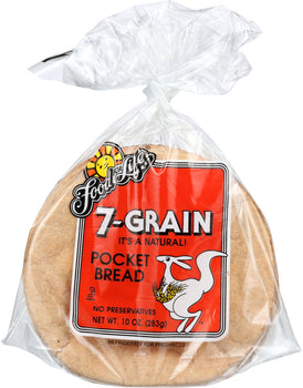 FOOD FOR LIFE: 7-Whole Grain Pocket Bread, 10 oz