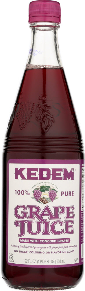 KEDEM: Concord Grape Juice, 22 Oz