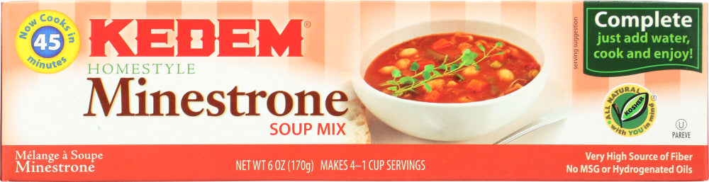 KEDEM: Soup Mix Minestrone Cello, 6 oz