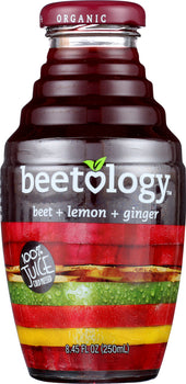 BEETOLOGY: Beet Lemon Ginger juice, 8.45 fl oz