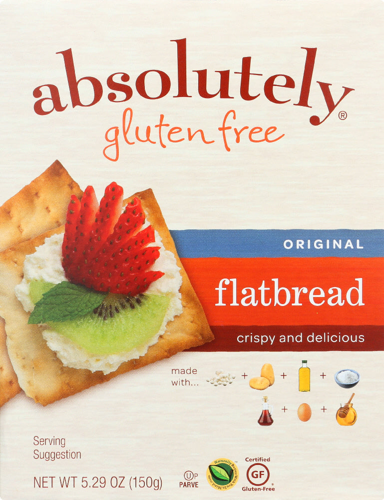 ABSOLUTELY GLUTEN FREE: Flatbread Gluten Free Original, 5.29 oz