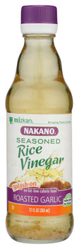 NAKANO: Roasted Garlic Seasoned Rice Vinegar, 12 oz