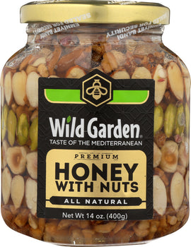 WILD GARDEN: Honey with Nuts, 14 oz