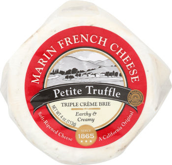 MARIN FRENCH: Petite Truffle Triple Cr¨¨me Brie, 4 oz