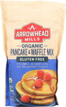 ARROWHEAD MILLS: Organic Gluten Free Pancake and Baking Mix, 26 oz