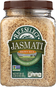 RICESELECT: Jasmati Brown Rice, 30 oz