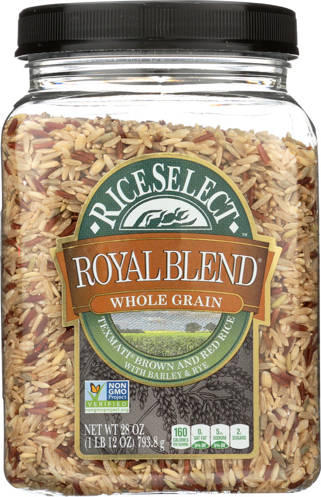 RICESELECT: Royal Blend Whole Grain Texmati Brown and Red Rice, 28 oz