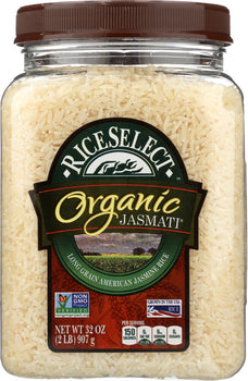 RICESELECT: Organic Jasmati White Rice, 32 oz