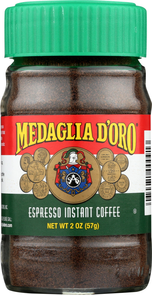 MEDAGLIA D'ORO: Espresso Instant Coffee, 2 oz