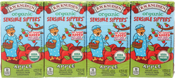 KNUDSEN: Sipper Sensible Apple 8Pk Organic, 33.84 fo