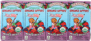 KNUDSEN: Organic Sensible Sippers Mixed Berry 8 Packs, 33.84 oz