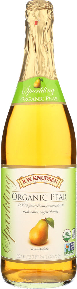 KNUDSEN: Juice Sparkling Pear Organic, 25.4 fo