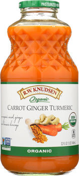 KNUDSEN: Juice Turmeric Ginger Carrot Organic, 32 oz