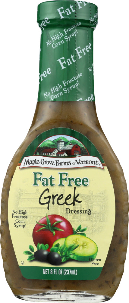 MAPLE GROVE: Fat Free Greek Dressing, 8 oz