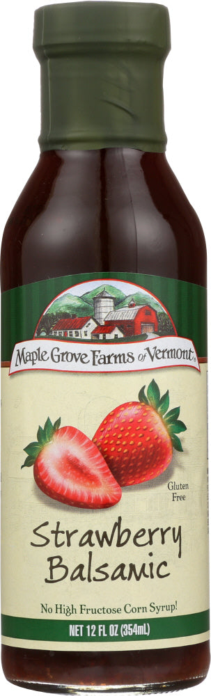 MAPLE GROVE: Strawberry Balsamic Dressing, 12 oz