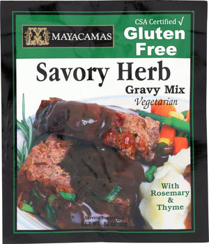 MAYACAMAS: Gravy Mix Vegetarian Savory Herb with Rosemary, 0.80 oz