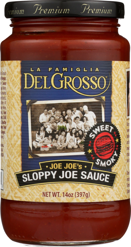 LA FAMIGLIA DELGROSSO: Joe Joes Sloppy Joe Sauce, 14 Oz