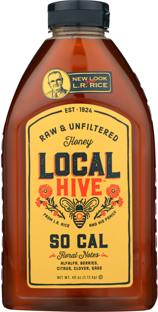 LOCAL HIVE: Raw and Unfiltered So Cal Honey, 40 oz