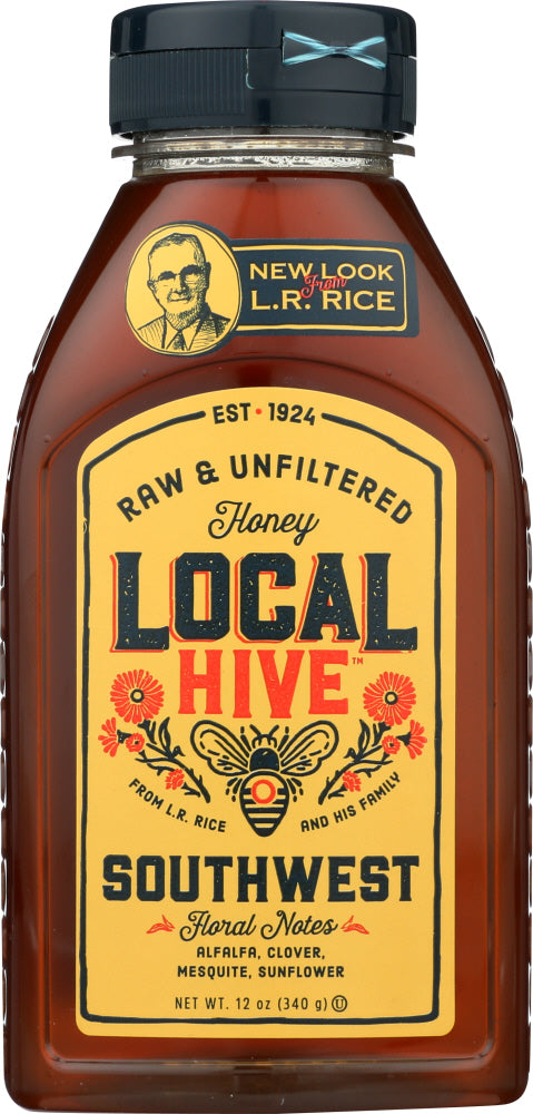 LOCAL HIVE: Raw and Unfiltered Southwest Honey, 12 oz