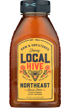 LOCAL HIVE: Raw & Unfiltered Northeast Honey, 12 oz