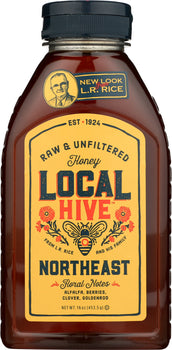 LOCAL HIVE: Raw & Unfiltered Northeast Honey, 16 oz