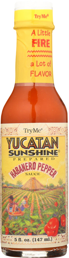 TRY ME: Yucatan Sunshine Habanero Pepper Sauce, 5 Oz