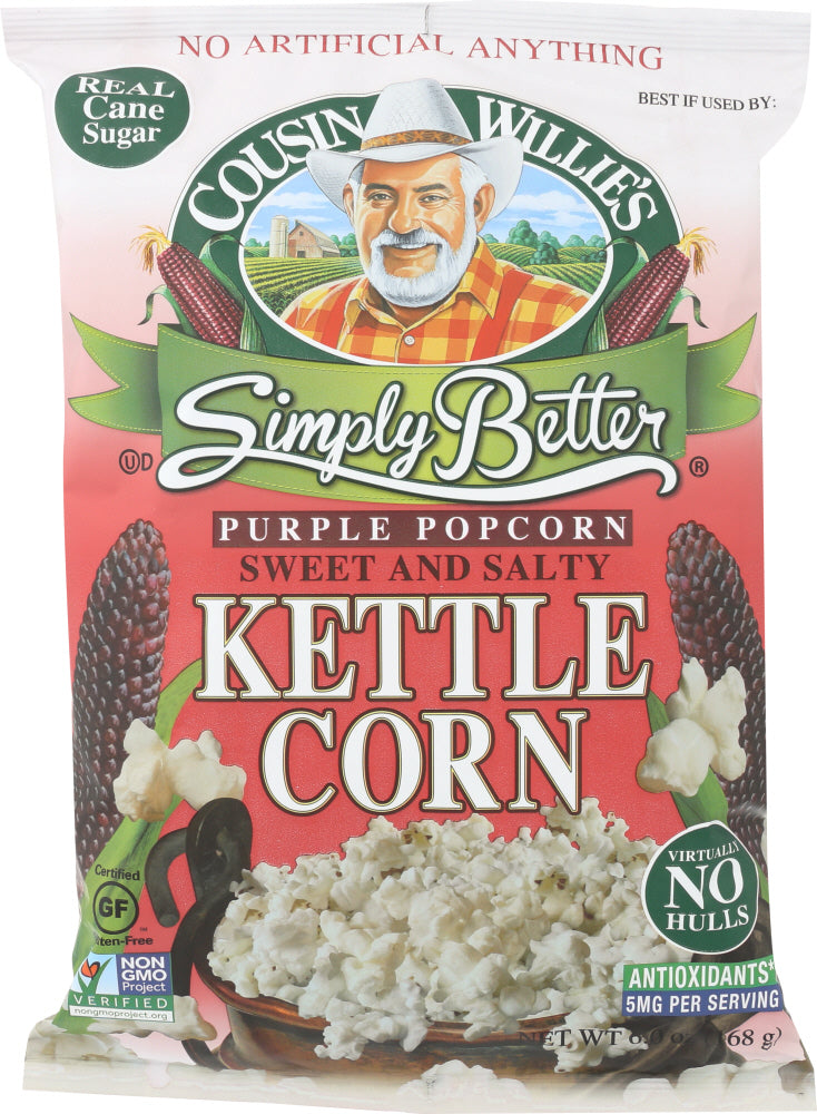 COUSIN WILLIES SIMPLY BETTER: Popcorn Kettle, 6 oz