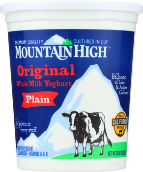 MOUNTAIN HIGH: Yoghurt Original Plain, 32 oz