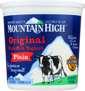 MOUNTAIN HIGH: Yoghurt Plain, 64 oz