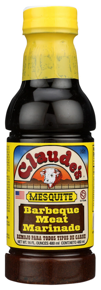 CLAUDES: Marinade Meat Mesquite, 16 oz