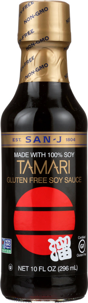 SAN-J: Gluten Free Tamari Soy Sauce, 10 Oz