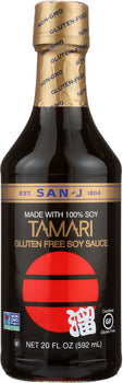 SAN J: Sauce Soy Tamari Black Label, 20 oz