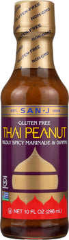 SAN-J: Mildly Spicy Thai Peanut Stir-Fry & Dipping Sauce, 10 Oz