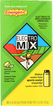 ALACER: Electro Mix Lemon-Lime 30 packets, 0.14 oz (4 g) each