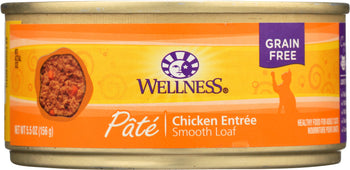 WELLNESS: Canned Cat Food Chicken Formula, 5.5 oz