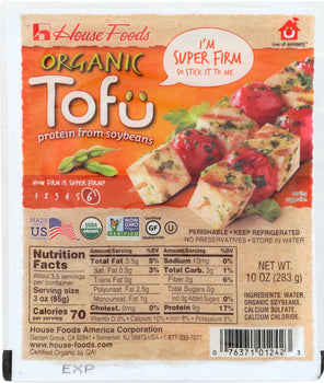 HOUSE FOODS: Organic Tofu Super Firm, 10 oz