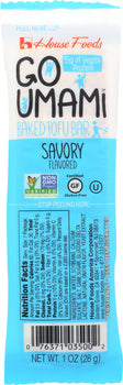 HOUSE FOODS: Go Umami Baked Tofu Bar Savory, 1 oz