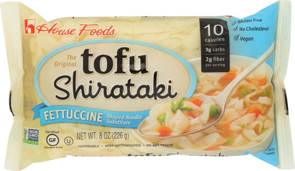 HOUSE FOODS: Tofu Shirataki Fettuccine Shaped Tofu, 8 oz