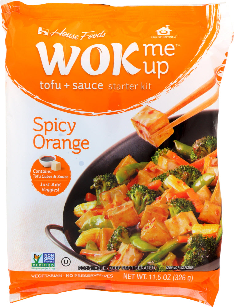 HOUSE FOODS: Tofu WOK Me Up Kit Spicy Orange, 11.5 oz