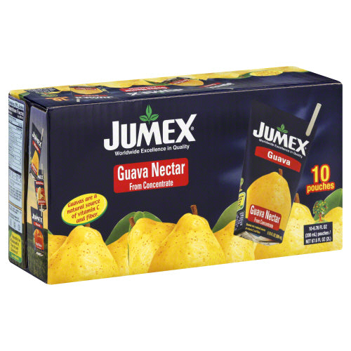 JUMEX: Juice Tetra Wedge Guava, 10 Packs, 67.6 oz