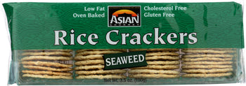 ASIAN GOURMET: Rice Cracker Seaweed, 3.5 oz