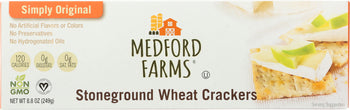 MEDFORD FARMS: Crackers Wheat Original, 8.8 oz