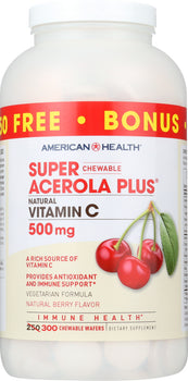 AMERICAN HEALTH: Super Acerola Plus 500 MG, 250 tb