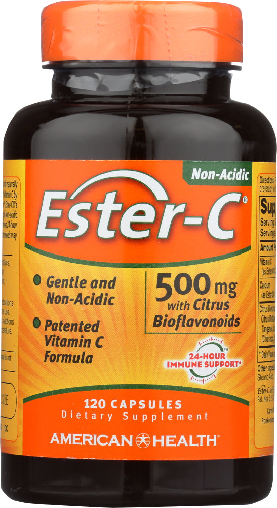 AMERICAN HEALTH: Ester-C 500 mg with Citrus Bioflavonoids, 120 Capsules