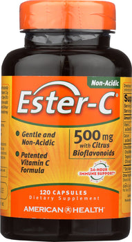 AMERICAN HEALTH: Ester-C 500 mg with Citrus Bioflavonoids, 120 Capsules