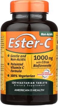 AMERICAN HEALTH: Ester-C with Citrus Bioflavonoids 1000 mg,  120 Vegetarian Tablets