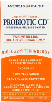 AMERICAN HEALTH: Probiotic CD Intestinal Release System, 60 Veggie Tabs