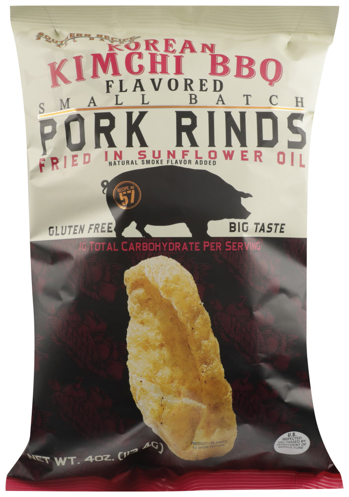 SOUTHERN RECIPE SMALL BATCH: Pork Rind Kimchi BBQ, 4 oz