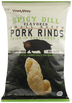 SOUTHERN RECIPE SMALL BATCH: Pork Rind Spicy Dill, 4 oz